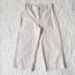 Bershka Woman Cream High Rise Wide Leg Pants US6 Preppy Classic Boho Folk